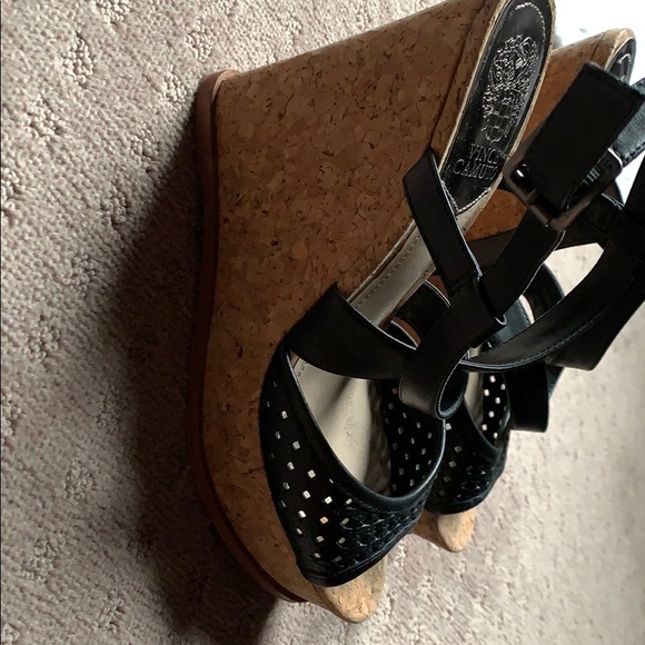 Vince Camino size 8 cork wedge black - Picture 4 of 8
